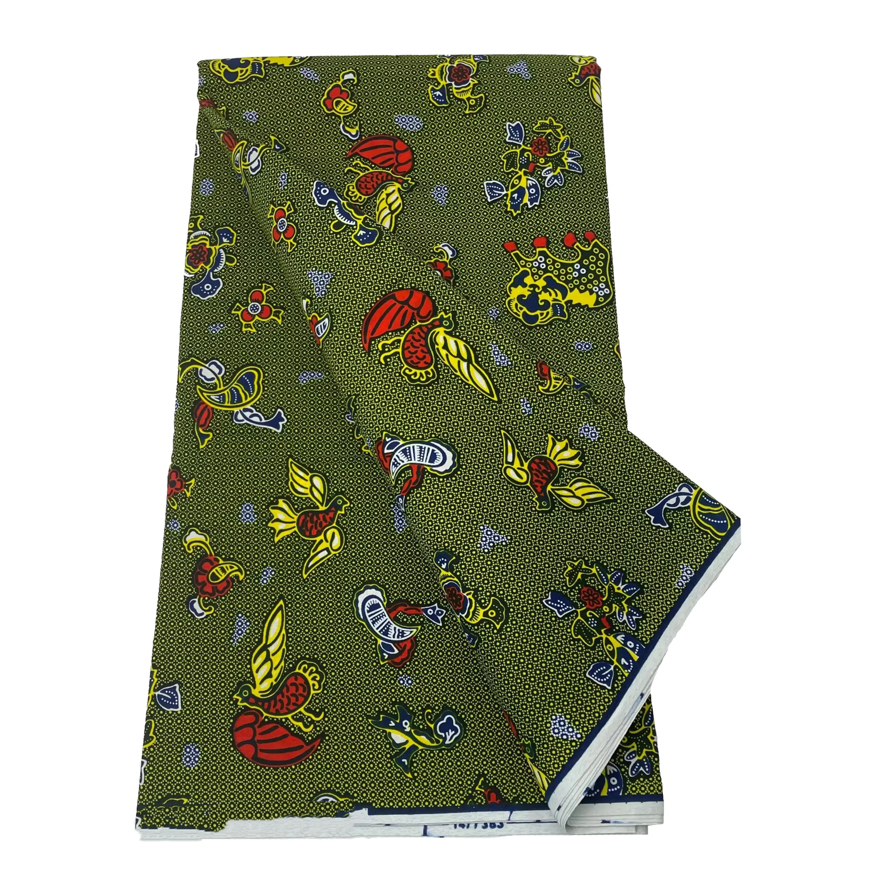 100% Оригинальные восковые голландские хлопковые ткани с принтом из Анкары