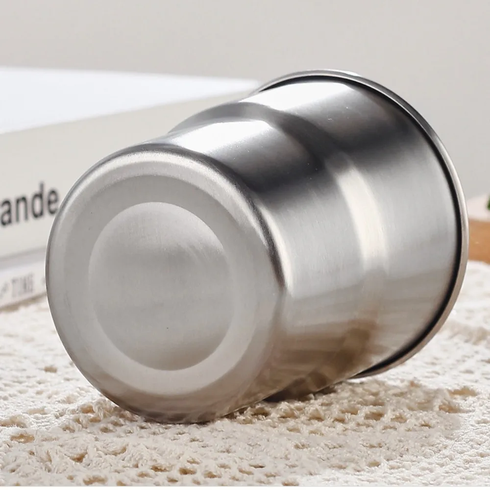 Двойные мини-слойные кружки из нержавеющей стали для кемпинга путешествий дома