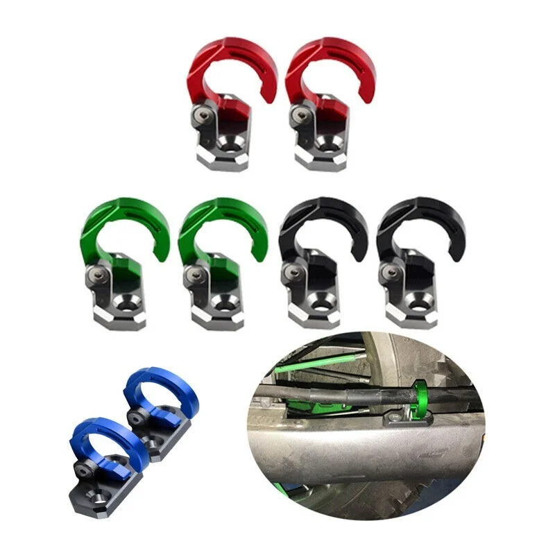 

Motorcycle Refit Brake Line Clamp Aluminum Alloy Rear Brake Line Clamp Bracket