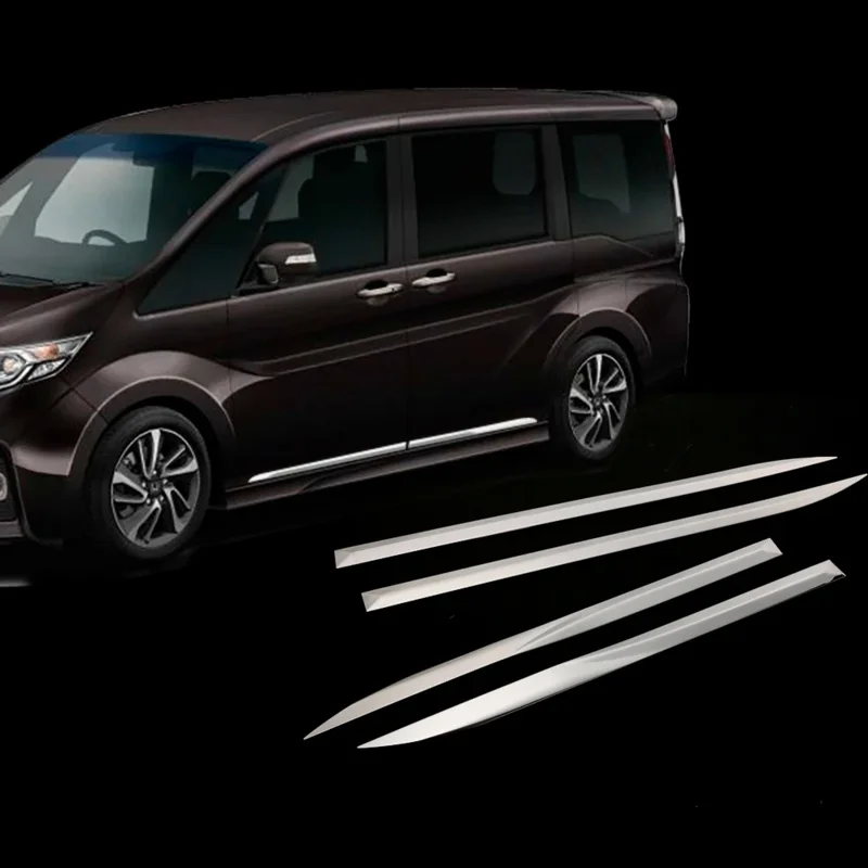 

4 шт., хромированная накладка на дверь и боковую отделку для HONDA STEPWGN RP 2015