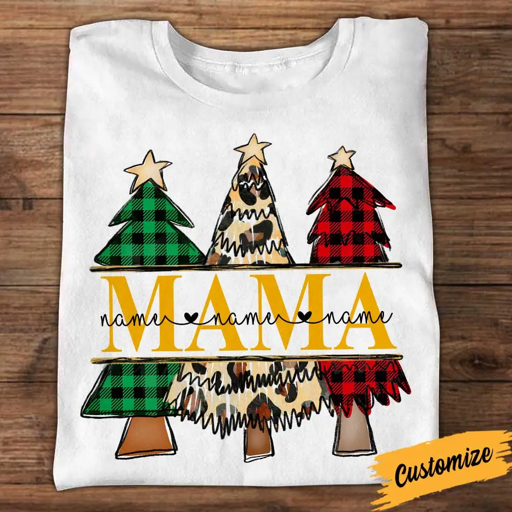 

Mom Grandma Christmas Tree T Shirt