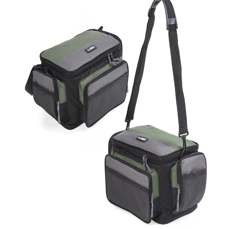 

Fishing Bag Oxford Multifunctional Outdoor Waist Shoulder Bags Reel Lure Carrier Storage Bag Fishing Tackle