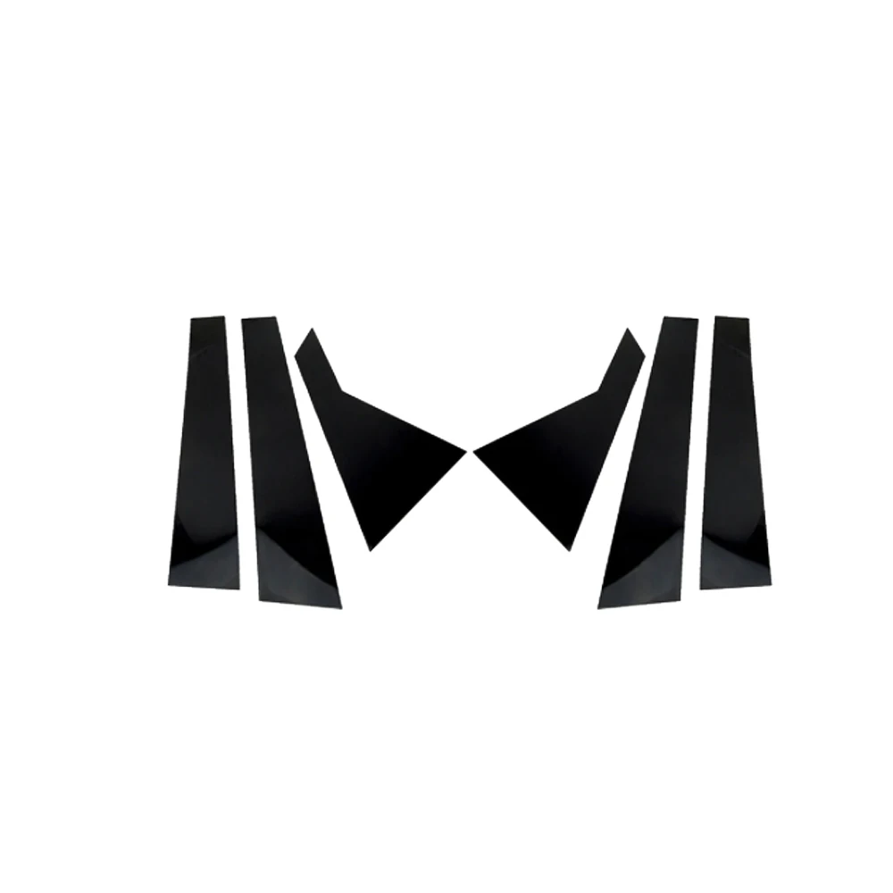 

6 шт., накладка на окно автомобиля для Hyundai Sonata LF Hybrid 2015 ~ 2019,2016 2017 2018детали B C, стойки столба, двери, наклейка, наклейка, аксессуары