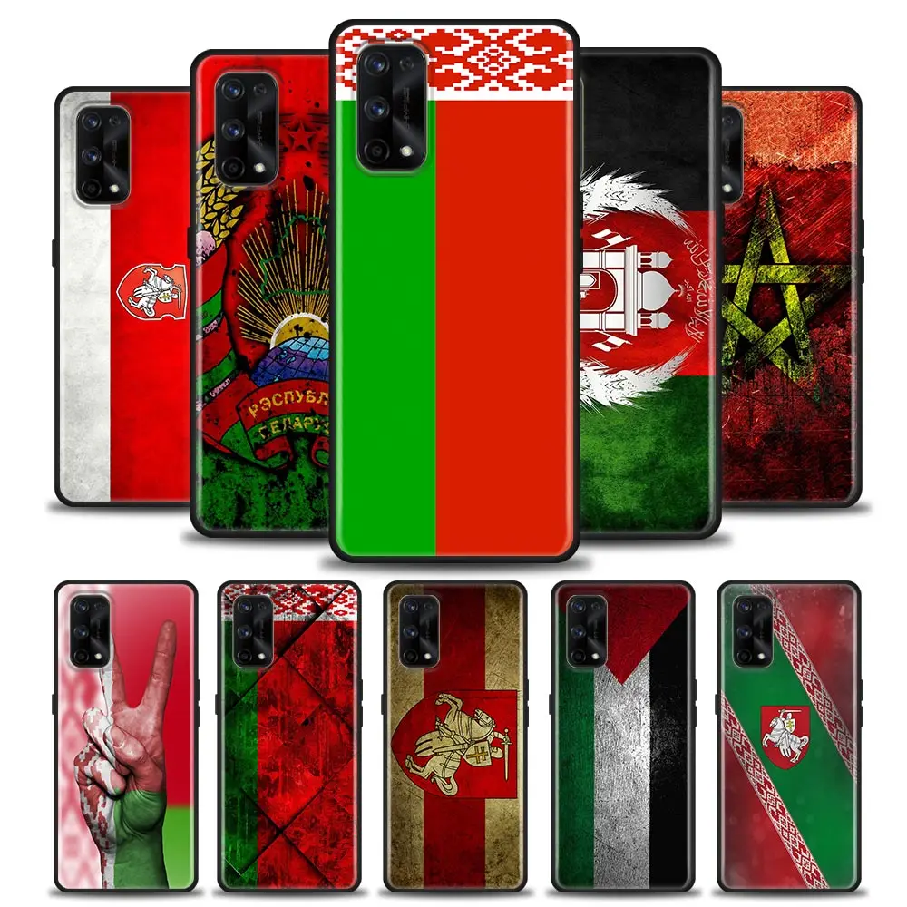 

Phone Case for Realme C3 C21 C25 C11 C12 C20 C35 Oppo A53 A74 A16 A15 A9 A54 A93 A31 A52 A5s TPU Case Belarus Flag