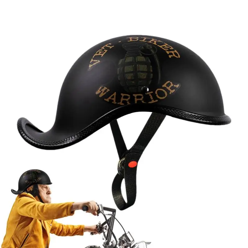 

Motorcycle Open Face Helmets Sweatproof Baseball Hard Hat Hard Summer Retro Safe Bicycle Motorcycle Caps For ATV Adults Teens