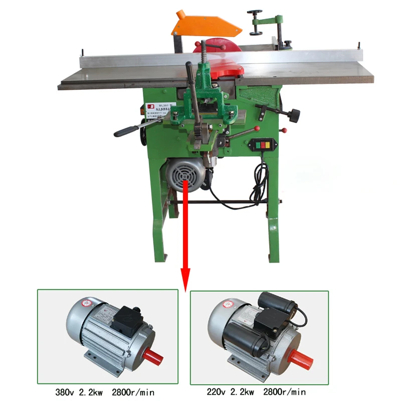 Многофункциональный деревообрабатывающий станок ML393B Электрический строгальный