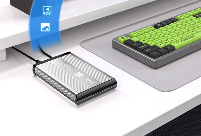 Фото НОВЫЙ внешний жесткий диск 6 ТБ, 3,5-дюймовый корпус для HDD, USB 3.0 с поддержкой SATA, высокоскоростной адаптер для ПК и ноутбуков №3