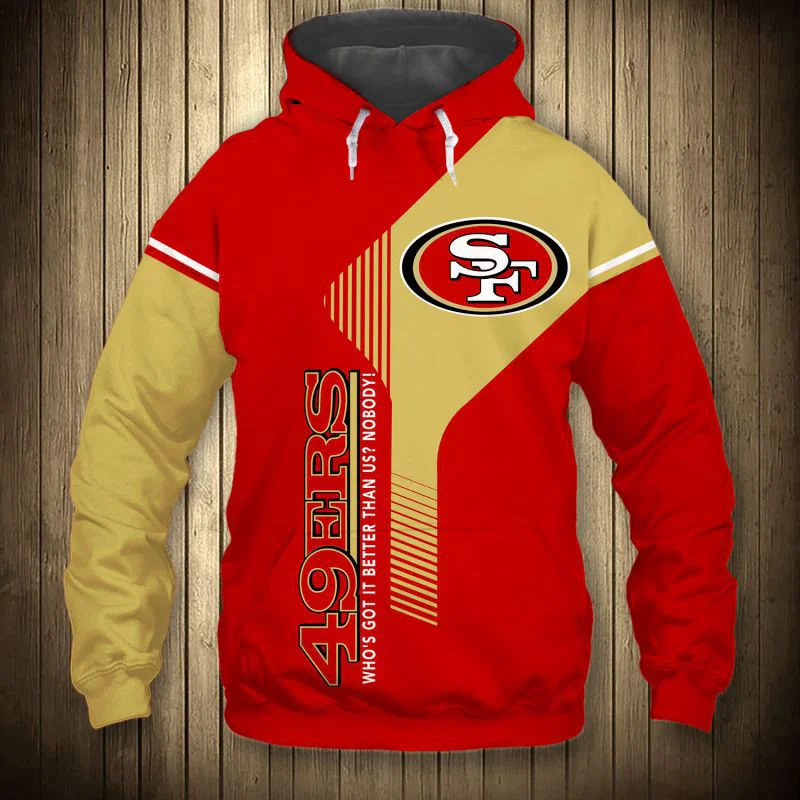 

Мужской Повседневный свитер 3d в форме дня, красные и желтые свитера с швейными полосками, с роторным принтом, толстовка 49ers