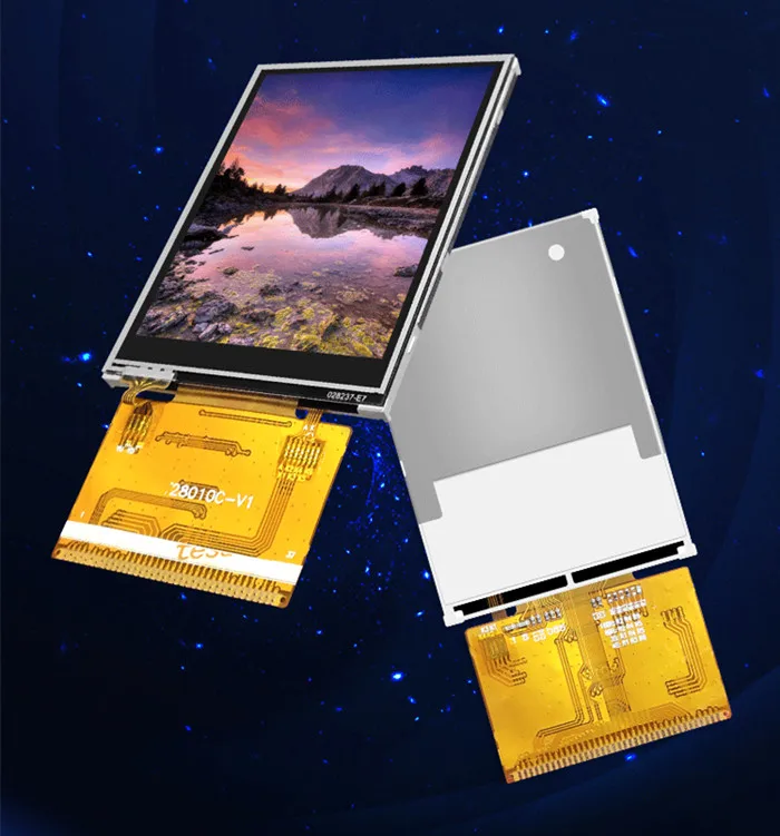 2 8 дюймовый 37PIN TFT LCD емкостный/резистивный сенсорный экран ST7789 ILI9341 Привод IC 320(RGB)*