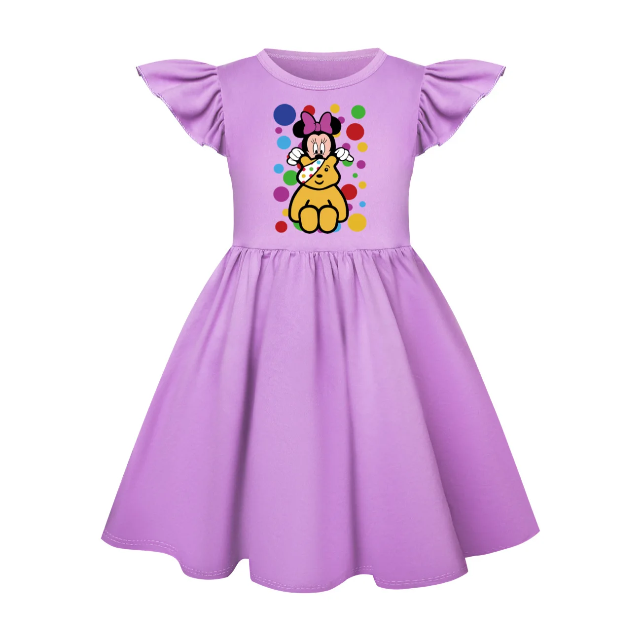 Новый детский костюм Do The Floss для маленьких девочек милый мультяшный медведь Pudsey