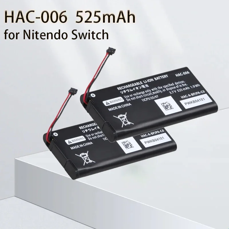 1-10 шт. аккумулятор для Nintendo Switch Ns Joy-Con Joycon Controller Bateria HAC-006 525 мАч HAC-BPJPA-C0 HAC-015/016