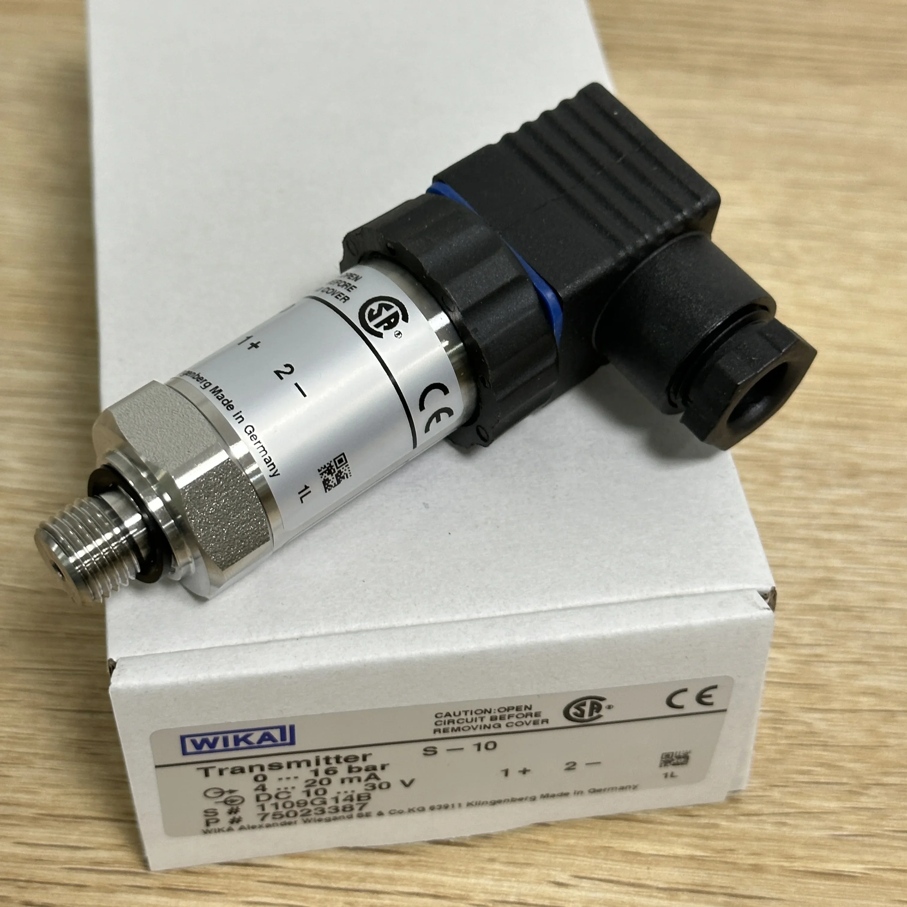 Wika 'S Hoge Kwaliteit S-20 Druktransmitter Druksensor Voor Algemene Industriële Toepassingen