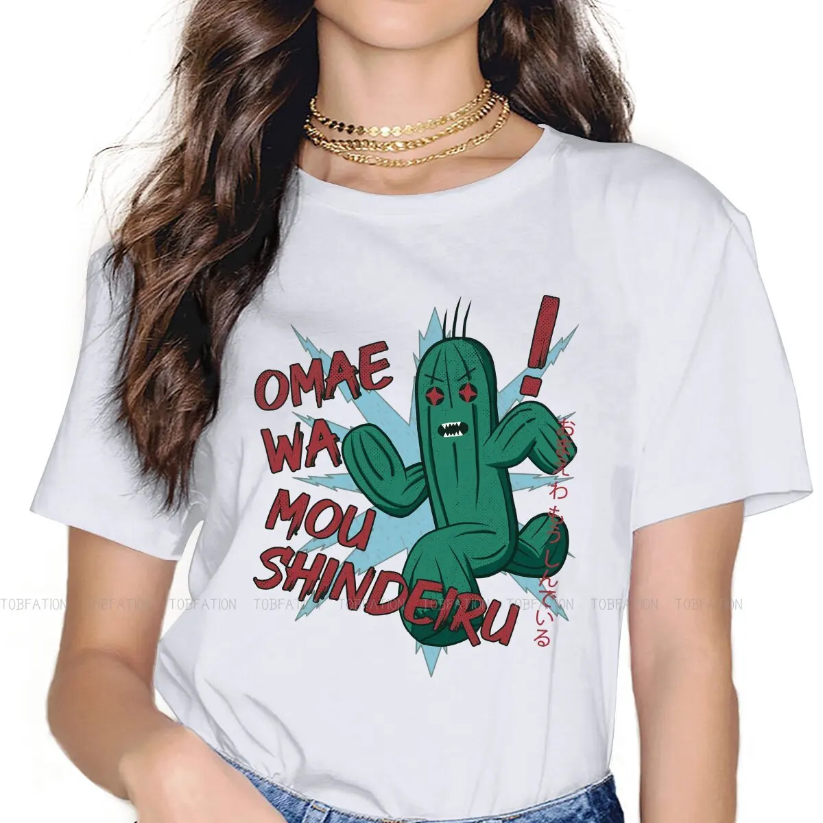 

Final Fantasy XIV Game Girls T Shirt Funny Cactuar Female Tops 5XL Graphic Kawaii Tees Ladies Cotton Tshirt