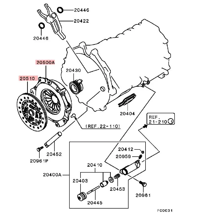 

Clutch Cover Plate with Disc Clutch for Mitsubishi Pajero Montero III V73 V75 MR446367 MR317680