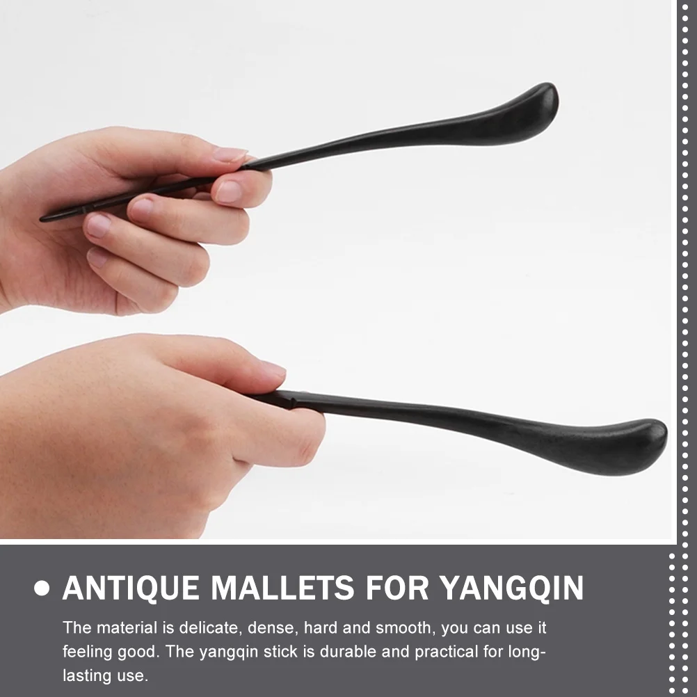 Dulcimer Hammer Yangqin Stick Skewer Музыкальные принадлежности молотки из черного дерева для