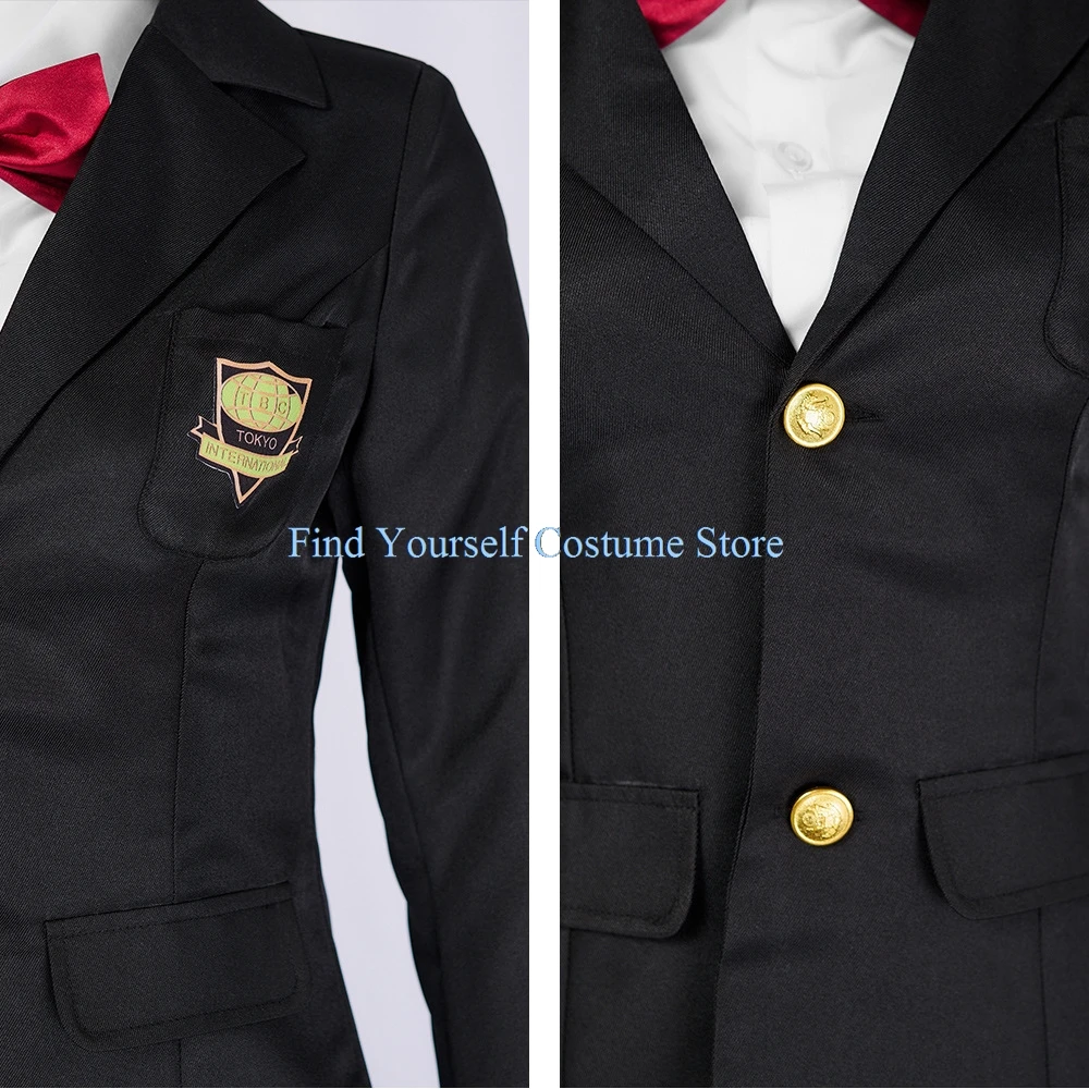 Хэллоуин Gogo Yubari Косплей Костюм Черная Униформа The Movie Kill Vol.1 Bill Gogo's School JK Юбки