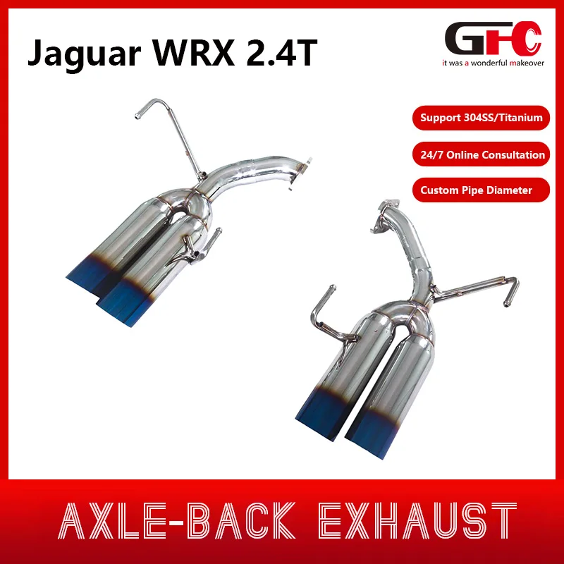 Выхлопная система Axle-Back для Subaru WRX VB 2.4L Turbo 2022-2024, с возможностью установки без сверления (без глушителя) (art.: 3920dbcf1cc5a) - 3920dbcf1cc5a