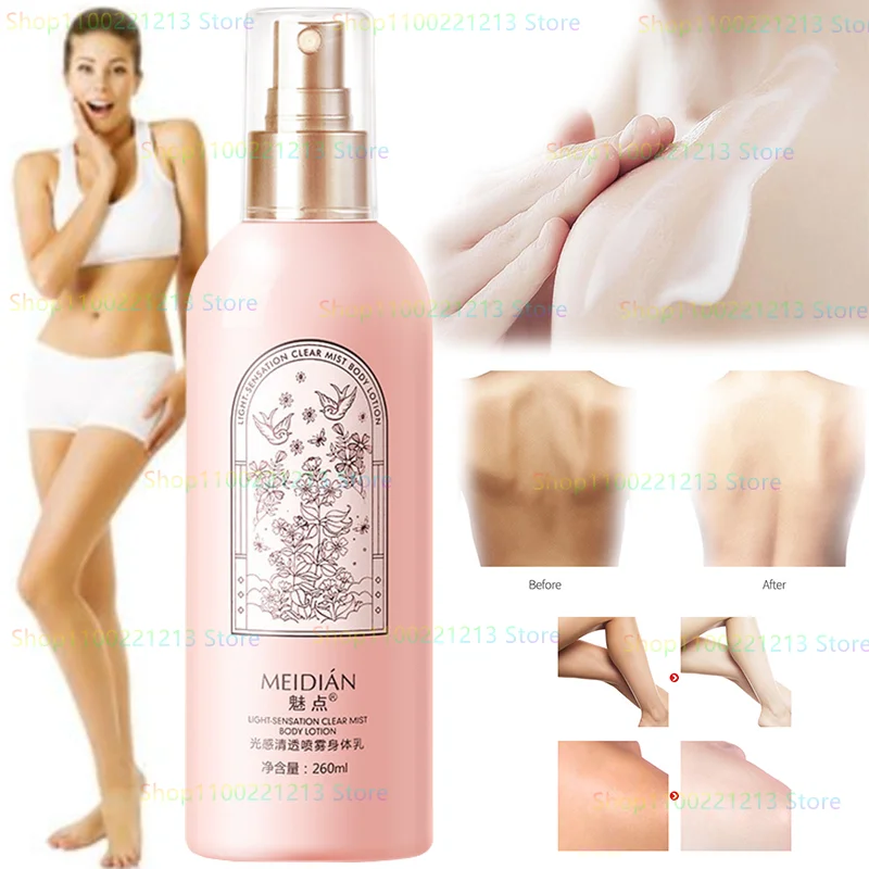 

Light-sensing Clear Spray Body Lotion 260ml Skin Moisturizing Moisturizing Whitening Chicken Skin Body Spray Soft Skin Whitening
