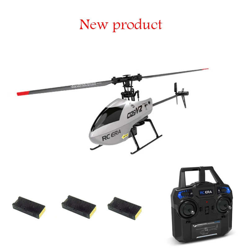

C129V2 2.4GHz RC Helicopter 6-axis Gyroscope PRO Helicopter Single Paddle Without Ailerons Remote Aircraft RC Toy