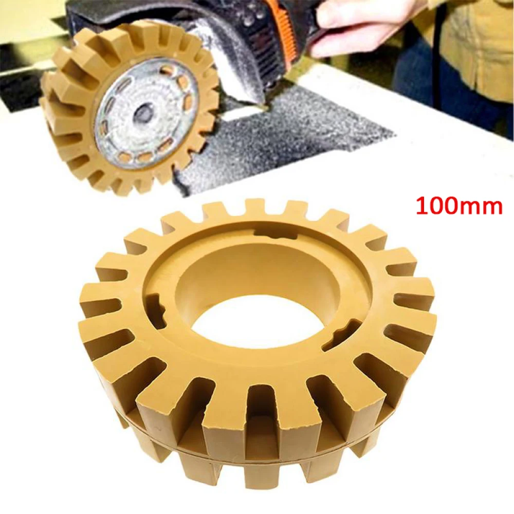 

100MM/4 inches Rubber Grinding Wheel 3500 Rpm Auto Repair Paint Tool Rubber Eraser Wheel Polishing Tools Universal