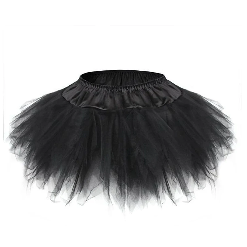 Skirt Women Steampunk Gothic Vintage Corset Skirt Multilayer Mesh Tulle Pleated Mini tutu Skirt Fashion Party Dance Skirts