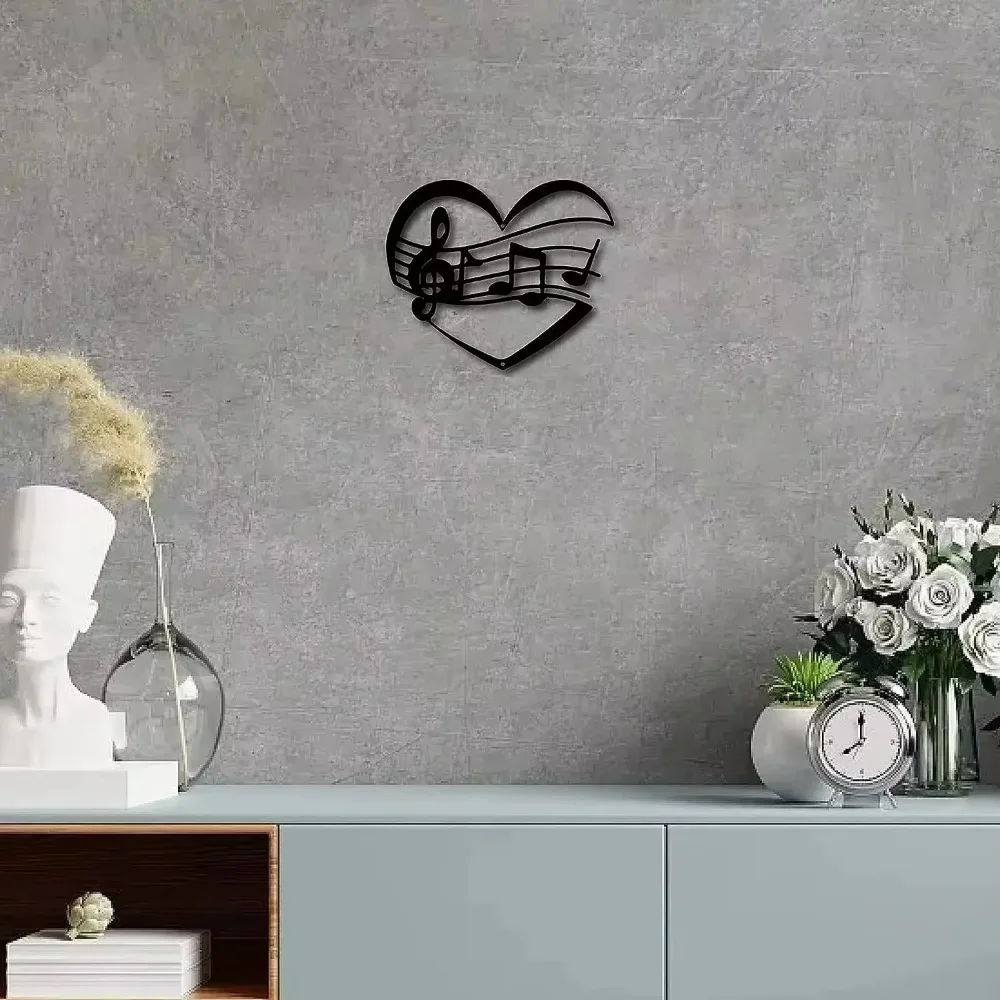 Металлический Настенный Декор Любовь И Музыка С Цитатой Для Детской Комнаты