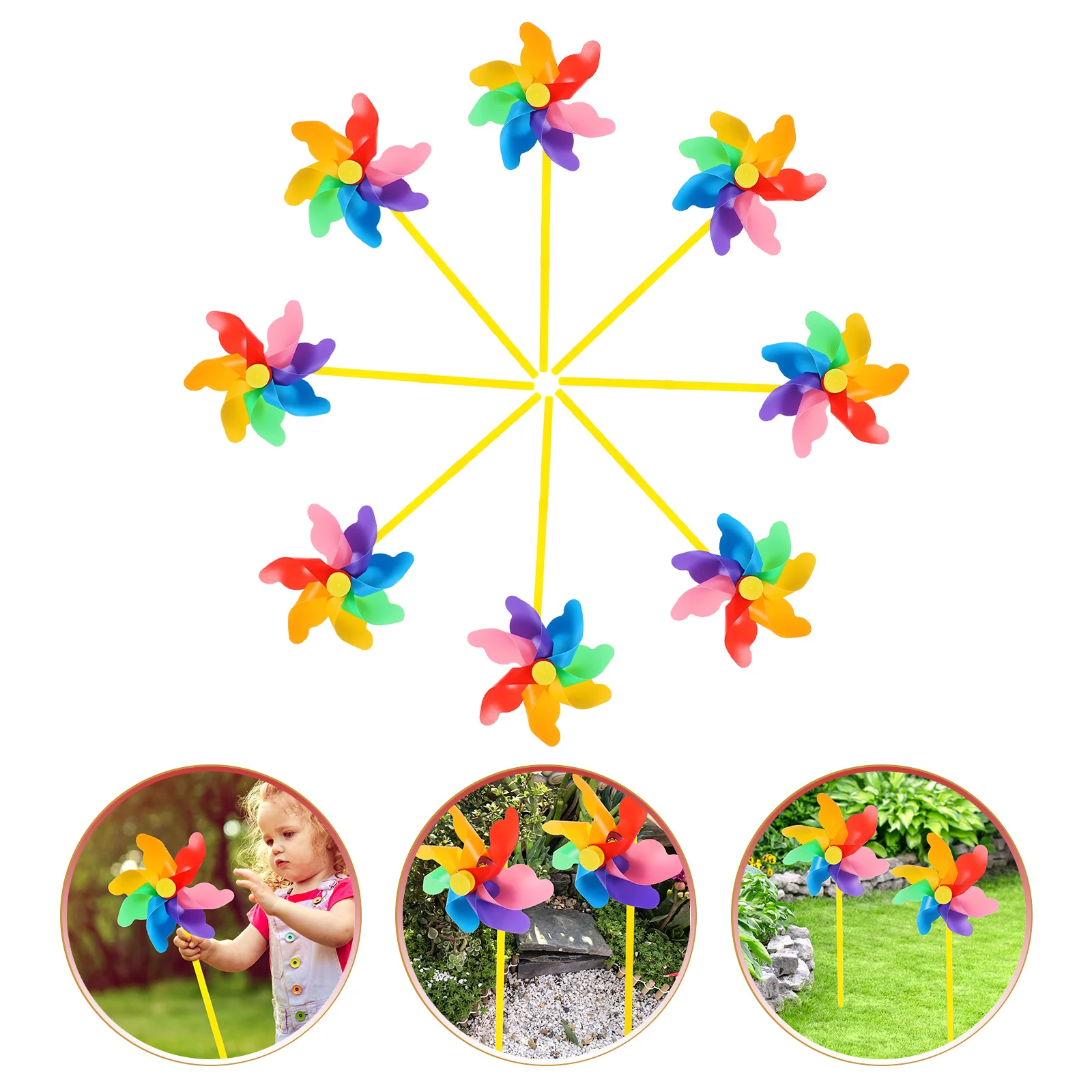 

Wheel Wind Spinners Yard Garden Clearance Decorative Windmill Pinwheel