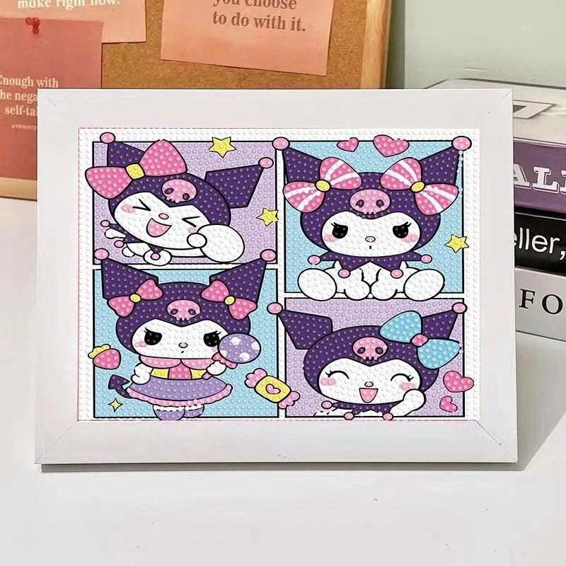 Новинка Sanrio милый Коричный курол мой Мелодия аниме мультфильм кавайный Алмазный