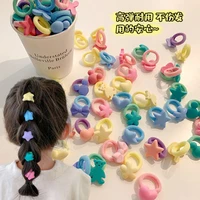 10pc korean flower elastic hair bands rubberband women girls kids children hair ties rings rope for hair accessories scrunchy
