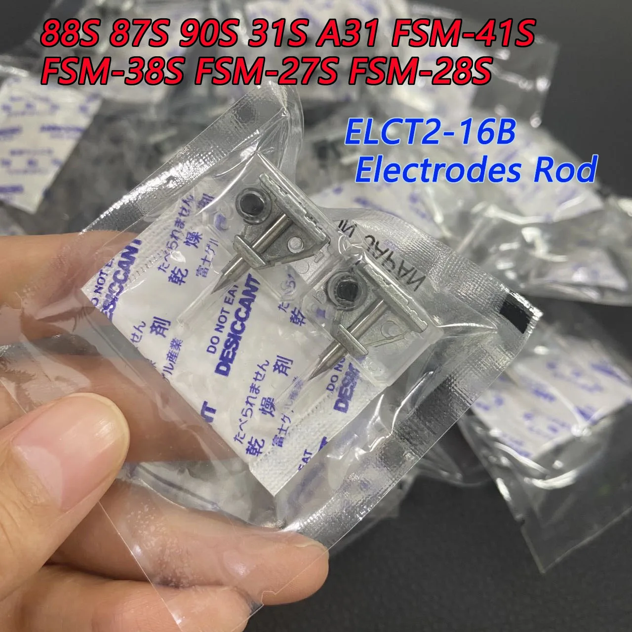 Electrodes 88S 87S 90S 31S A31 FSM-41S FSM-38S FSM-27S FSM-28S Fiber Fusion Splicer ELCT2-16B Electrodes Rod