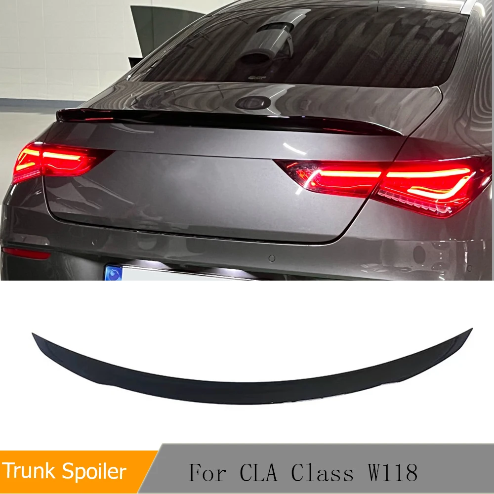 

Rear Spoiler For Mercedes Benz CLA Class W118 C118 2019-2020 CLA250 CLA200 CLA220 ABS Spoiler Car Rear Wing Lip Trunk Spoiler