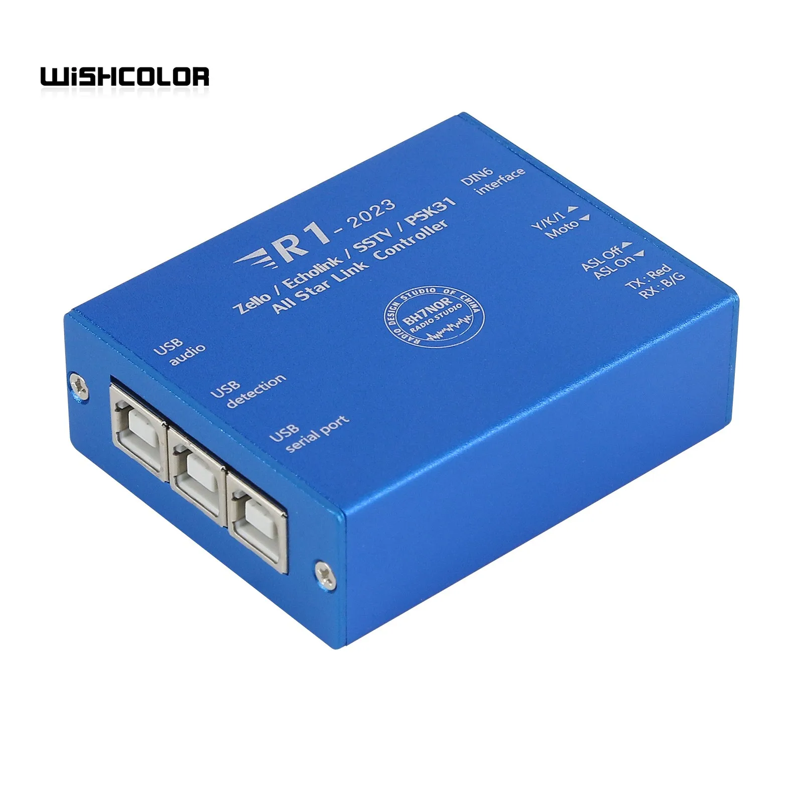 Фото Wishcolor R1-2020 USB аудио интерфейс с 6-контактным кабелем, Версия USB звуковой карты для Echolink-zello-YY-ASL №5