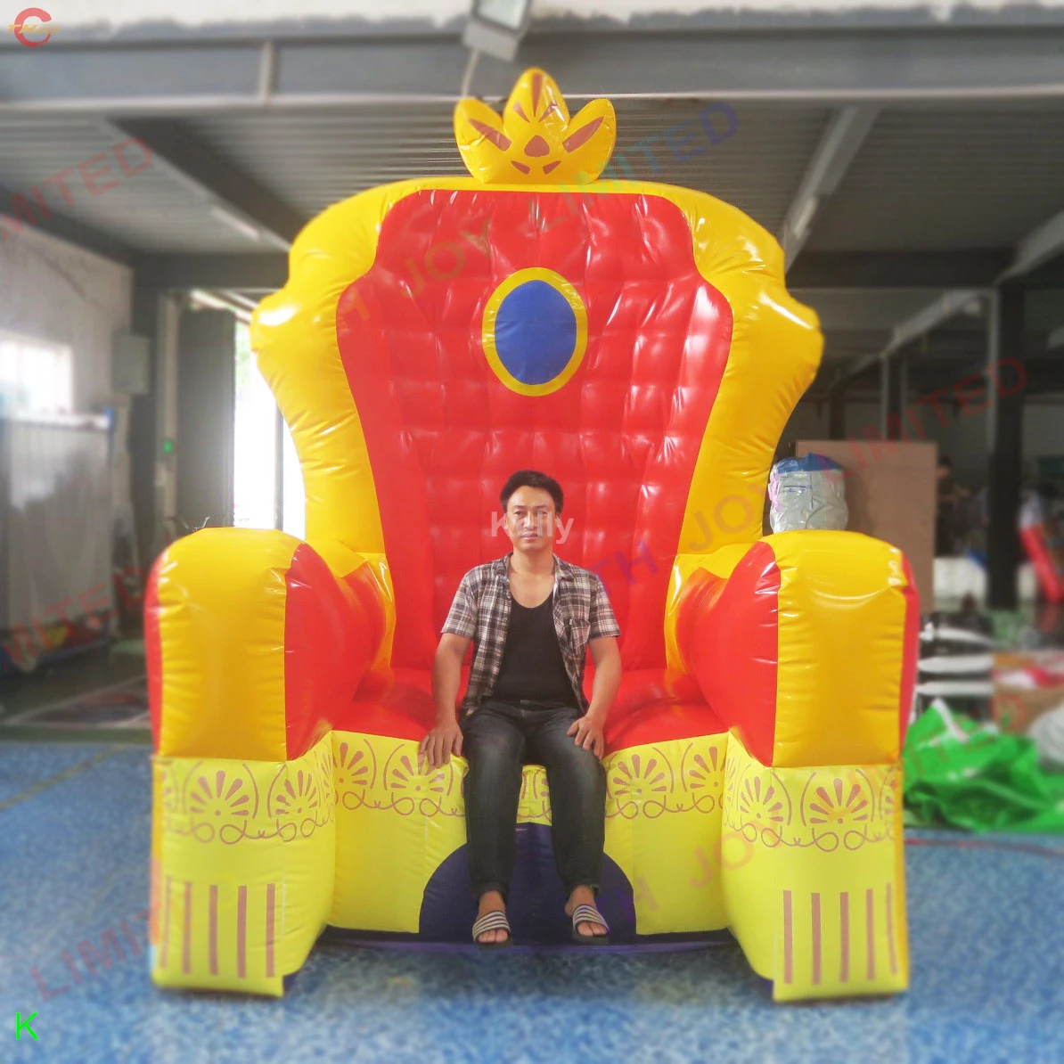 Бесплатная доставка надувной престол с воздуходувкой Диванный стул для детской