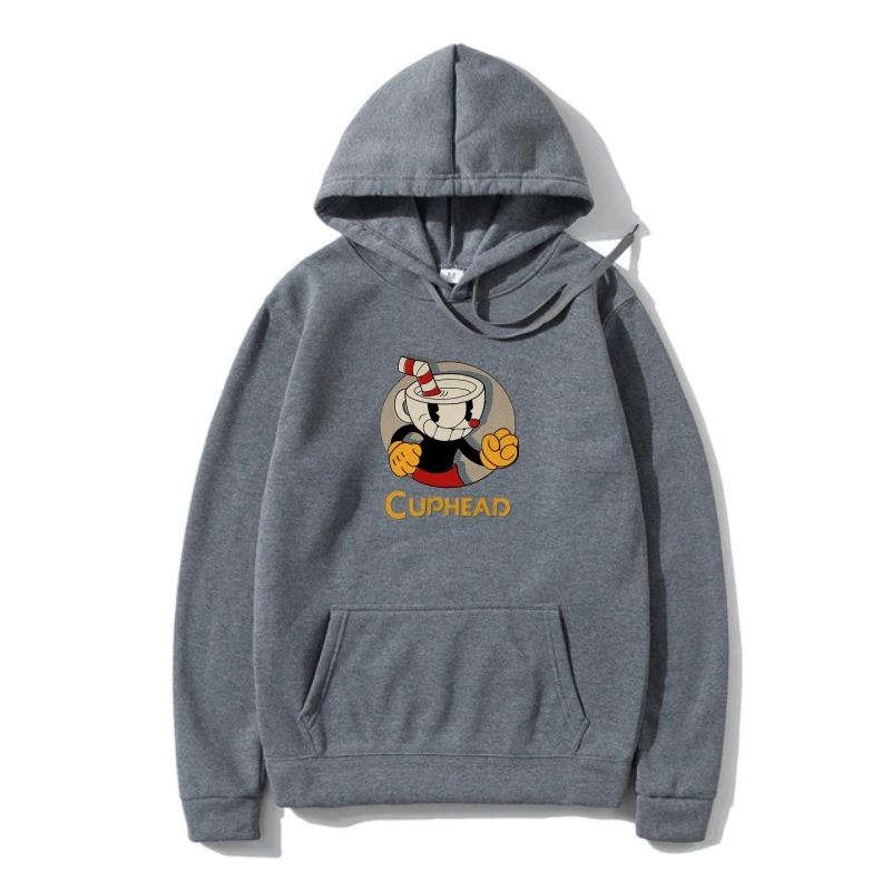 

Hoody Cuphead Logo Portrai Circle Mens Graphic Outerwear women Outerwear