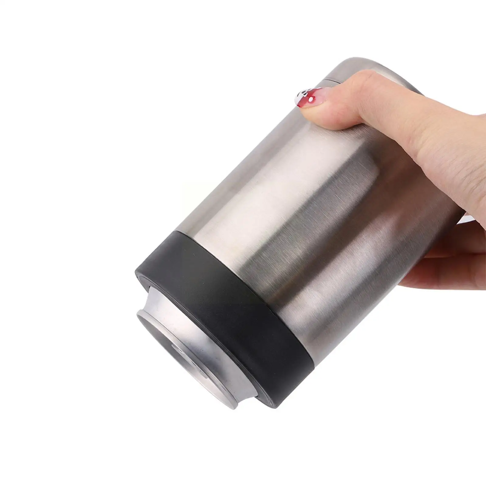 12OZ Beer Cooler Steel Beer Bottle Can Holder Double Wall Insulated New Beer Vacuum Slim Colder Party Keeper B6C6 images - 6