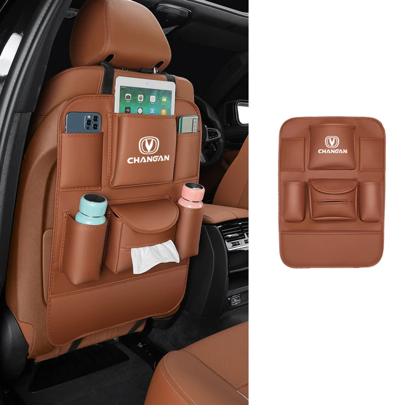 

Органайзер на спинку сиденья автомобиля, кожаная многофункциональная вместительная подвесная сумка для Changan CS95 CS75 CS85 CS35 CS15 CV1