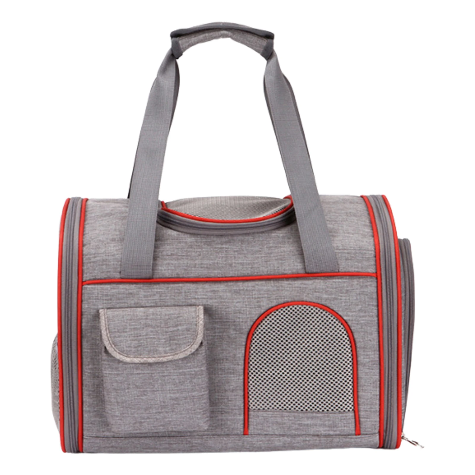 

Portable Cat Carrier Bag Handbag For Cats And Dogs Side Loading With Storage Pockets Breathable Pet Carrier For Small Medium Cat