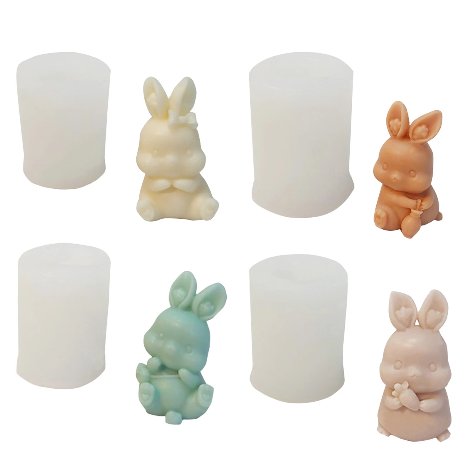 

Bunny Silicone Mold Bunny Chocolate Mold Silicone Bunny Mold Silicone Rabbit Mold Soap Making Molds Durable Silicone Bunny Mold