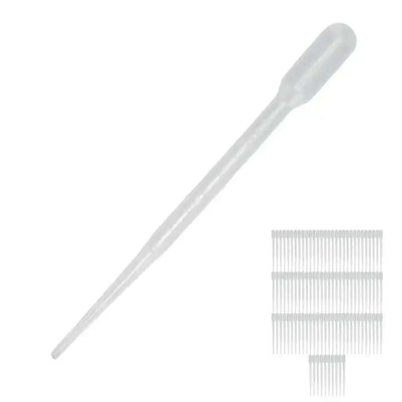 

100pcs Disposable Transfer Pipettes Laboratory Transparent Calibrated Dropper Excellent Material For Liquid Eyeliner Lip Gloss