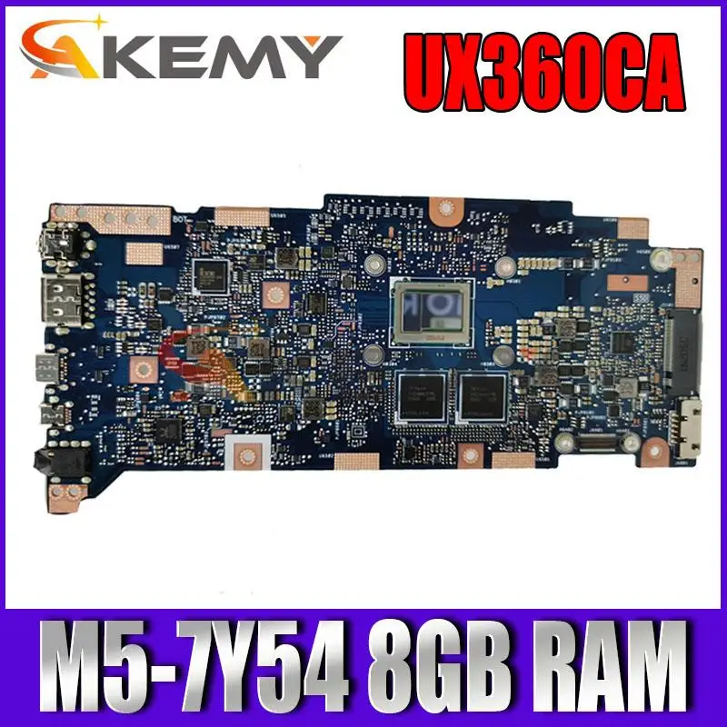 

Ультрабук UX360CAK Материнская плата ASUS Zenbook U360C UX360C UX360CA материнская плата для ноутбука M5-7Y5 4 CPU 8GB RAM 100% хорошо работает