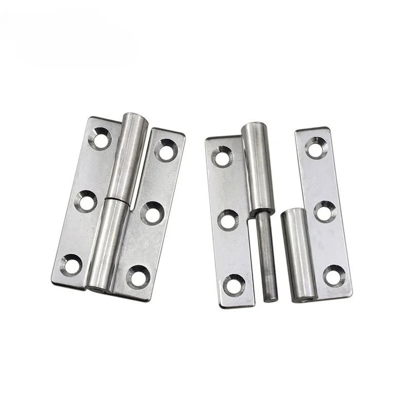 

10PCS 304 stainless steel flat hinge, 3-inch detachable hinge, furniture, doors, windows, cabinets, door hinges