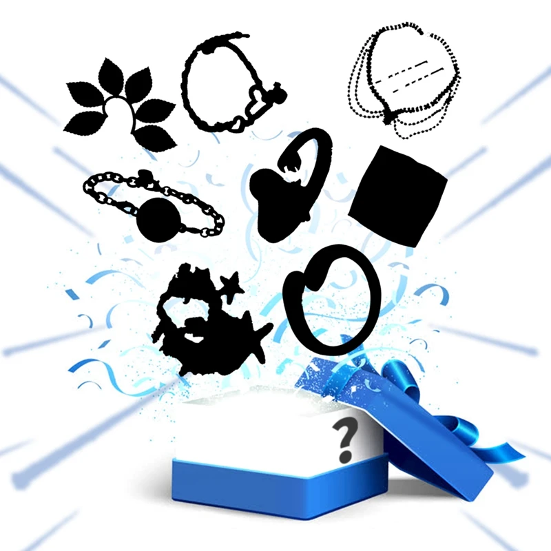

Lucky Box 5 штук Модные ювелирные изделия предметы с загадкой в случайном порядке