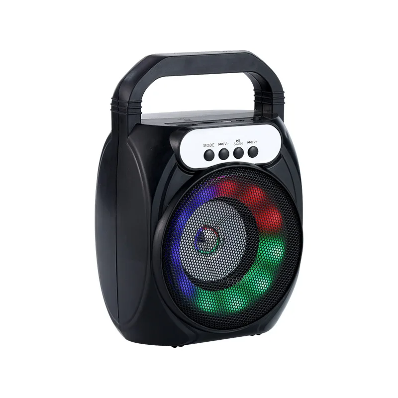 Фото Bluetooth-колонка Sound Box 800 мАч, мощные Bluetooth-динамики с поддержкой TF и USB, портативный караоке-сабвуфер для танцев №1
