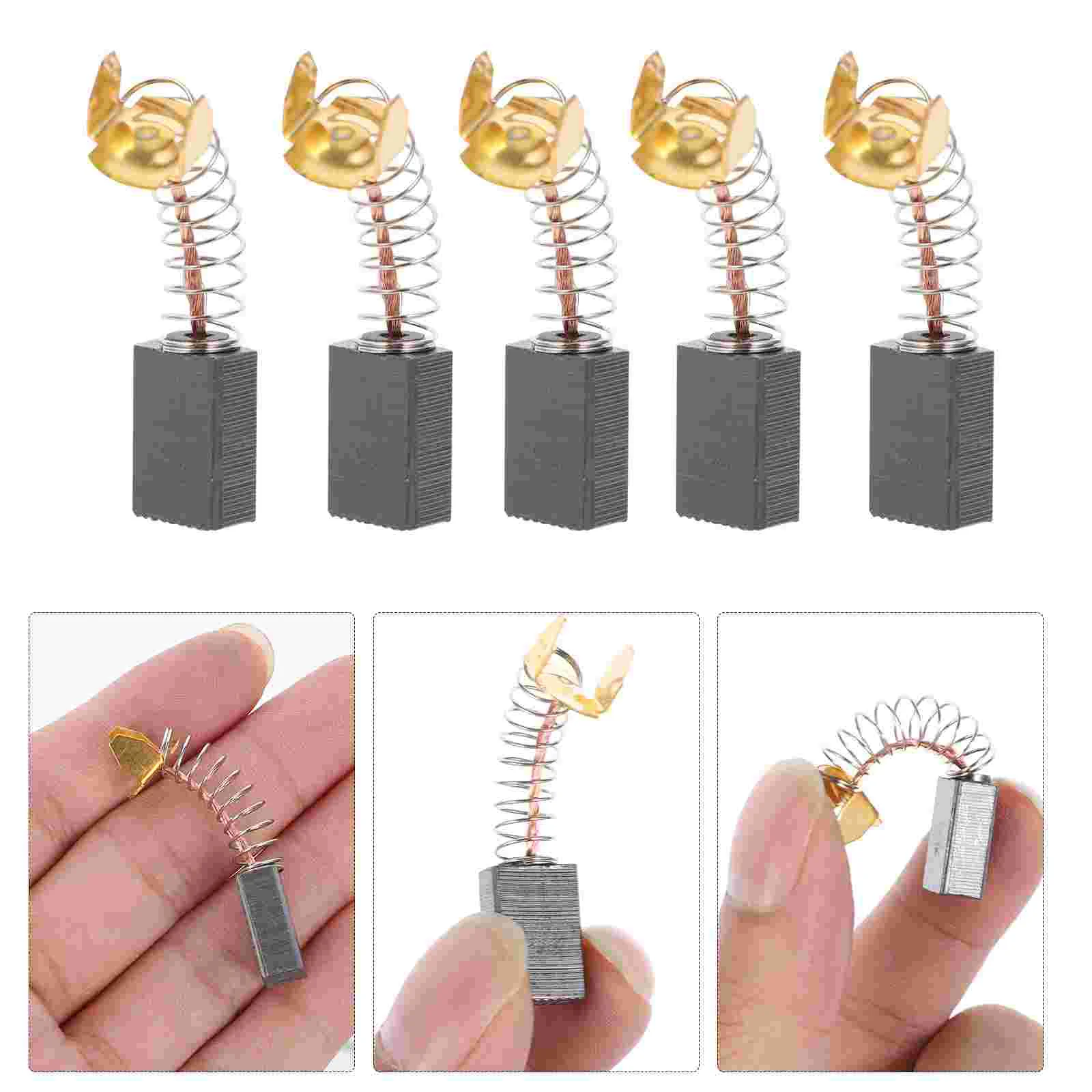 

10PCS Treadmill Motor Brush Electric Motor Brushes Carbon Carbon Brushes Replacement Rotary Tool Parts