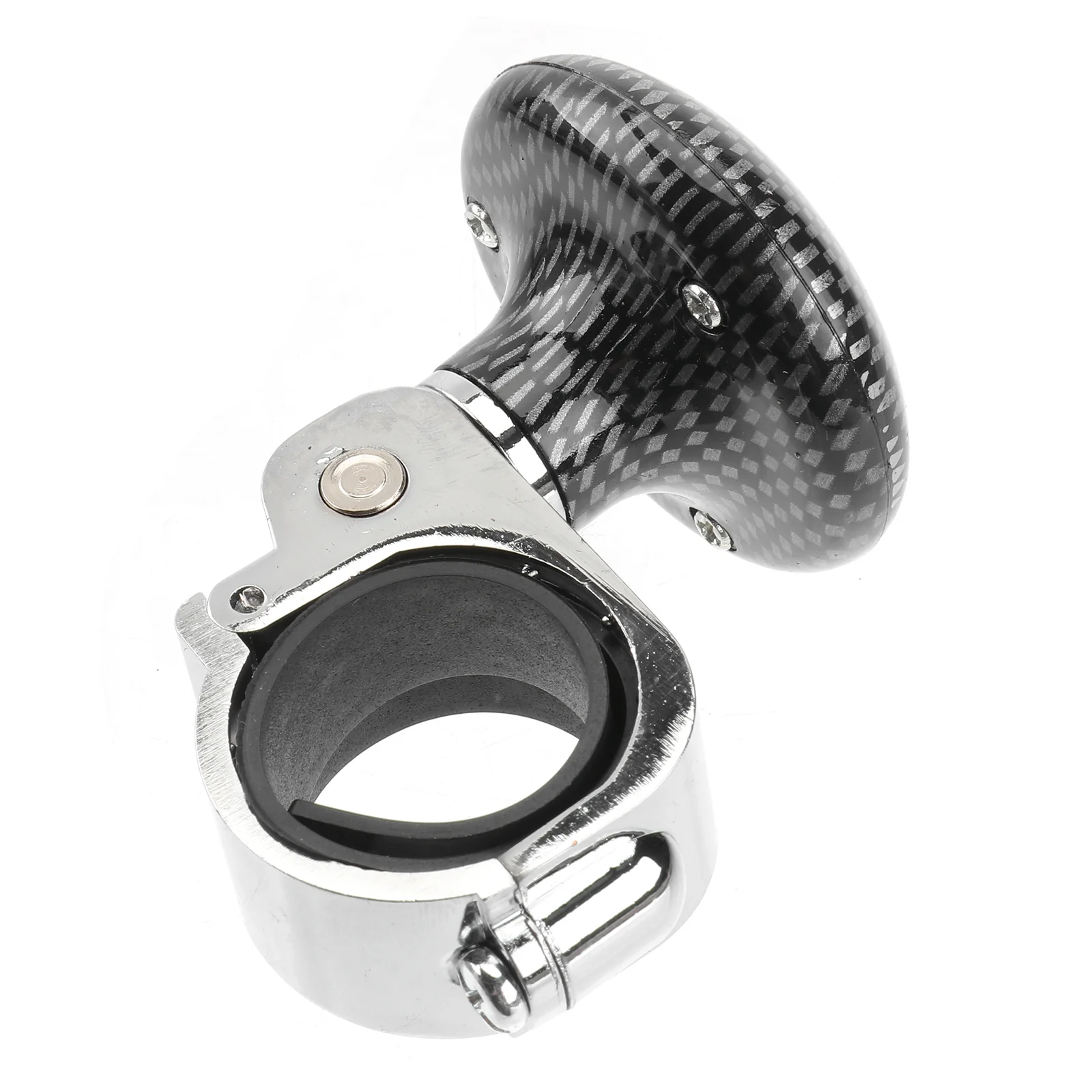 

1pc Steering Wheel Knob Carbon Fiber Steering Wheel for Car Vehicle