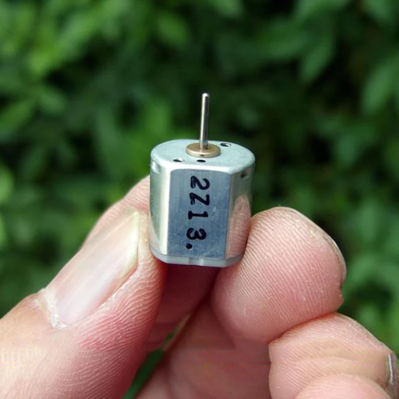 Высокоскоростной микро-двигатель N10 32500 об./мин., постоянный ток, 5 В, 6 в, 7,2 в, щетка из драгоценных металлов, миниатюрный электродвигатель 12 мм, вал 1 мм, игрушка для хобби с дистанционным управлением «сделай сам»