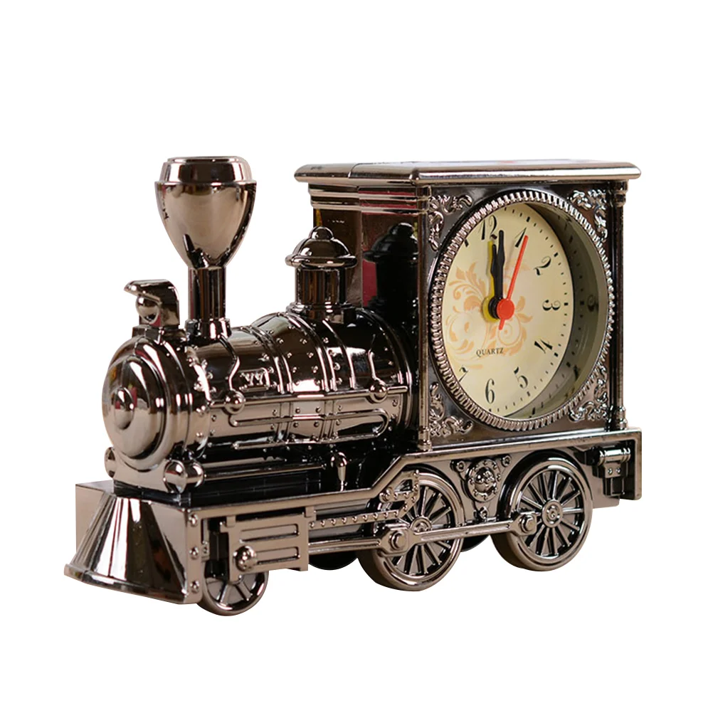 

Clock Alarm Loud Sleepers Heavy Vintage Retro Travel Clocks Very Train Locomotive Table Old Bedside Model Wake Desk Kids Up