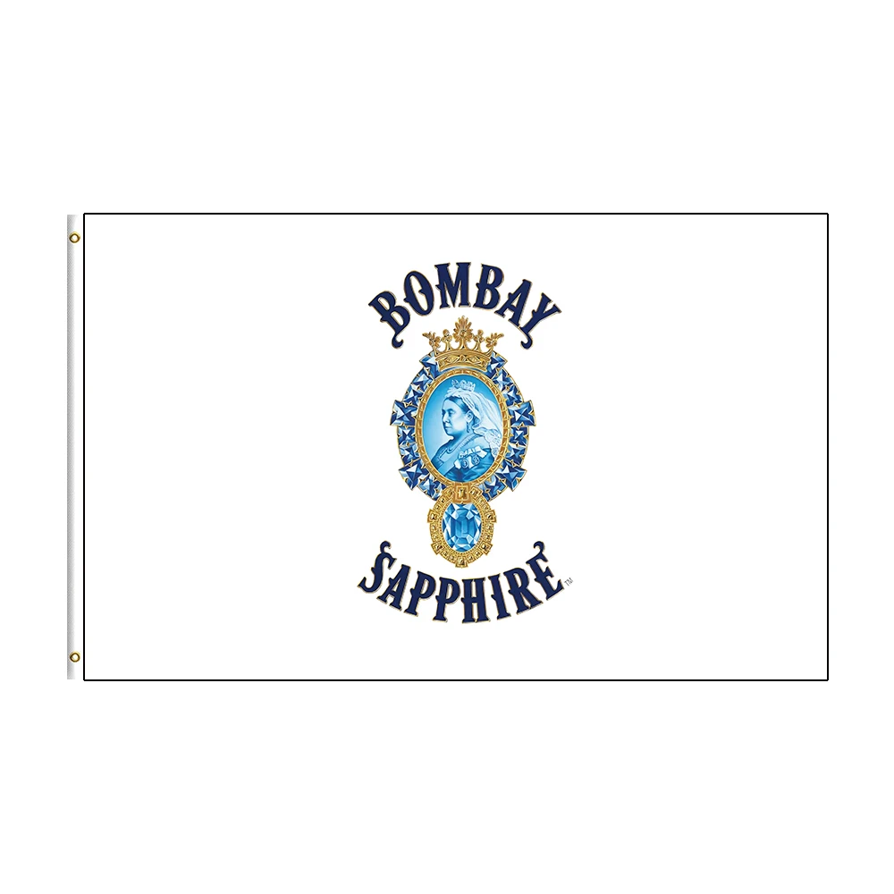

3x5 Ft BOMBAY SAPPHIRES Beer Flag Polyester Printed Bar Banner For Decor