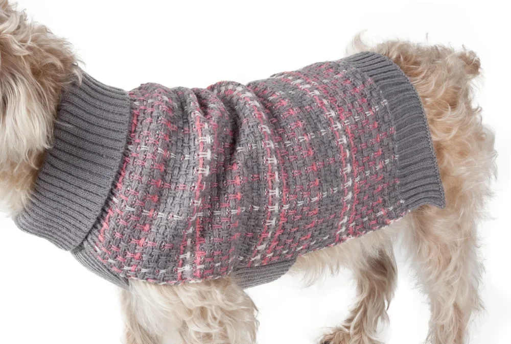 

2022Vintage Symphony Static Fashion Knitted Dog Sweater