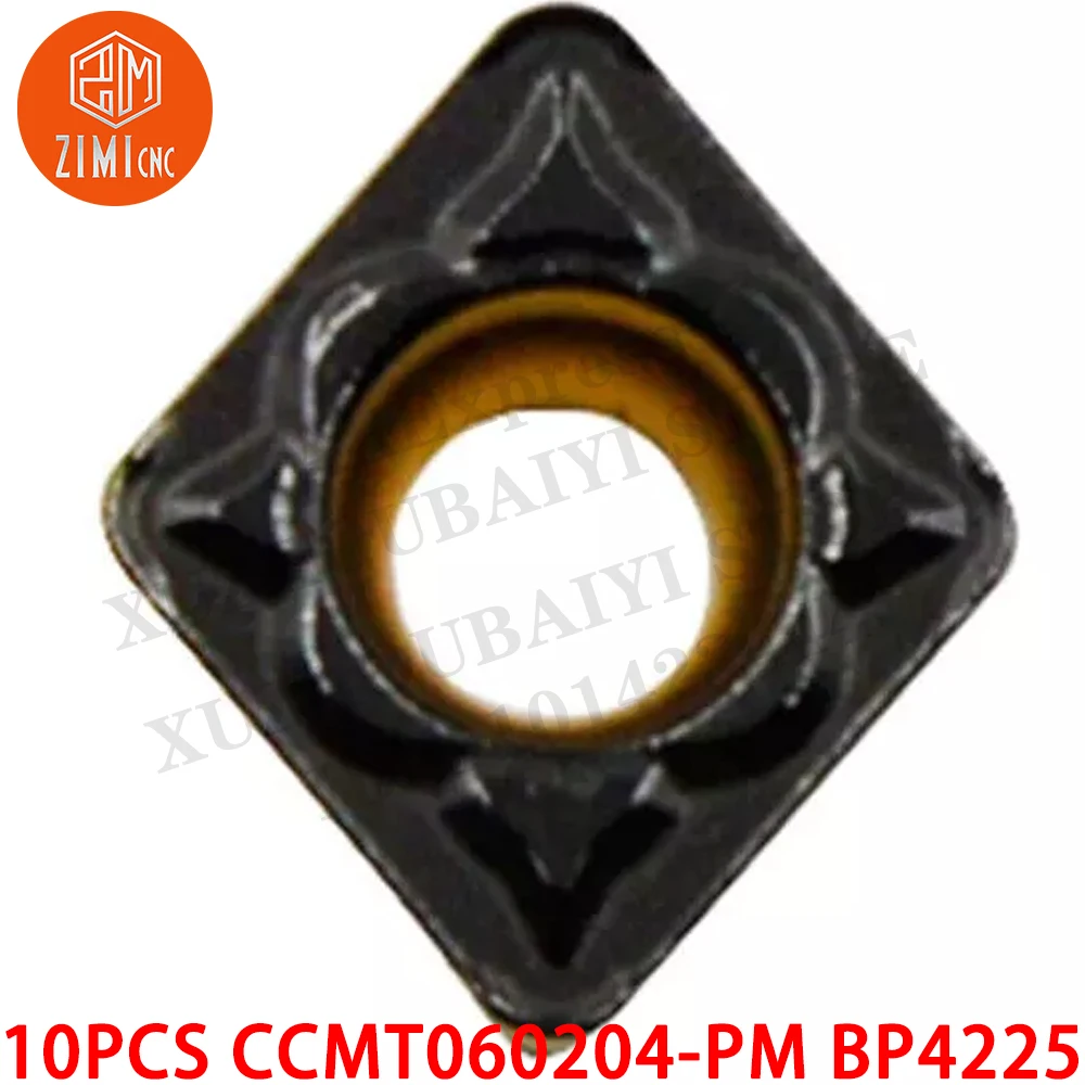 10 шт CCMT060204-PM BP4225 CCMT 06 твердосплавные пластины CNC CCMT2(1.5)1-PM металлический токарный